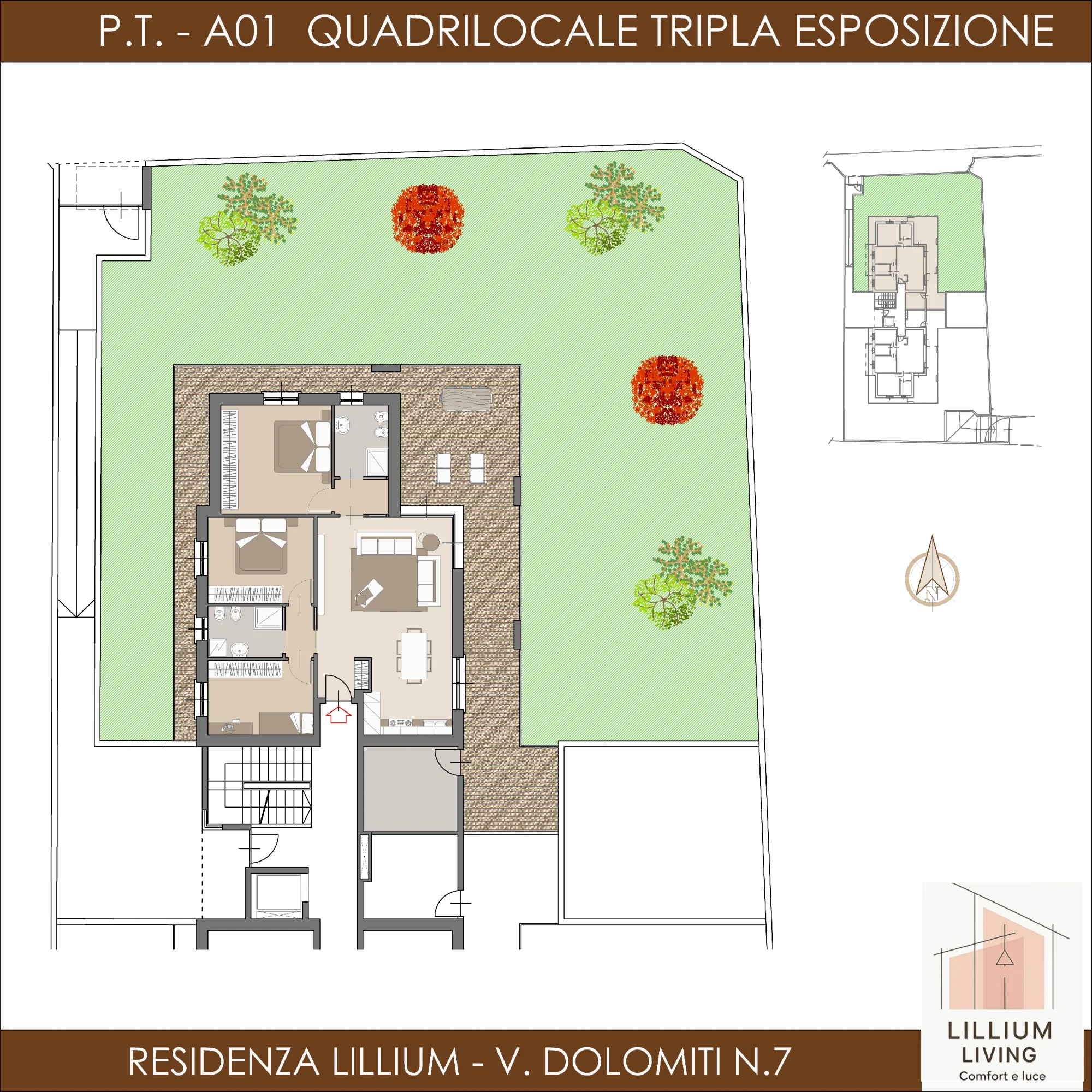 A01 - Quadrilocale Piano Terra