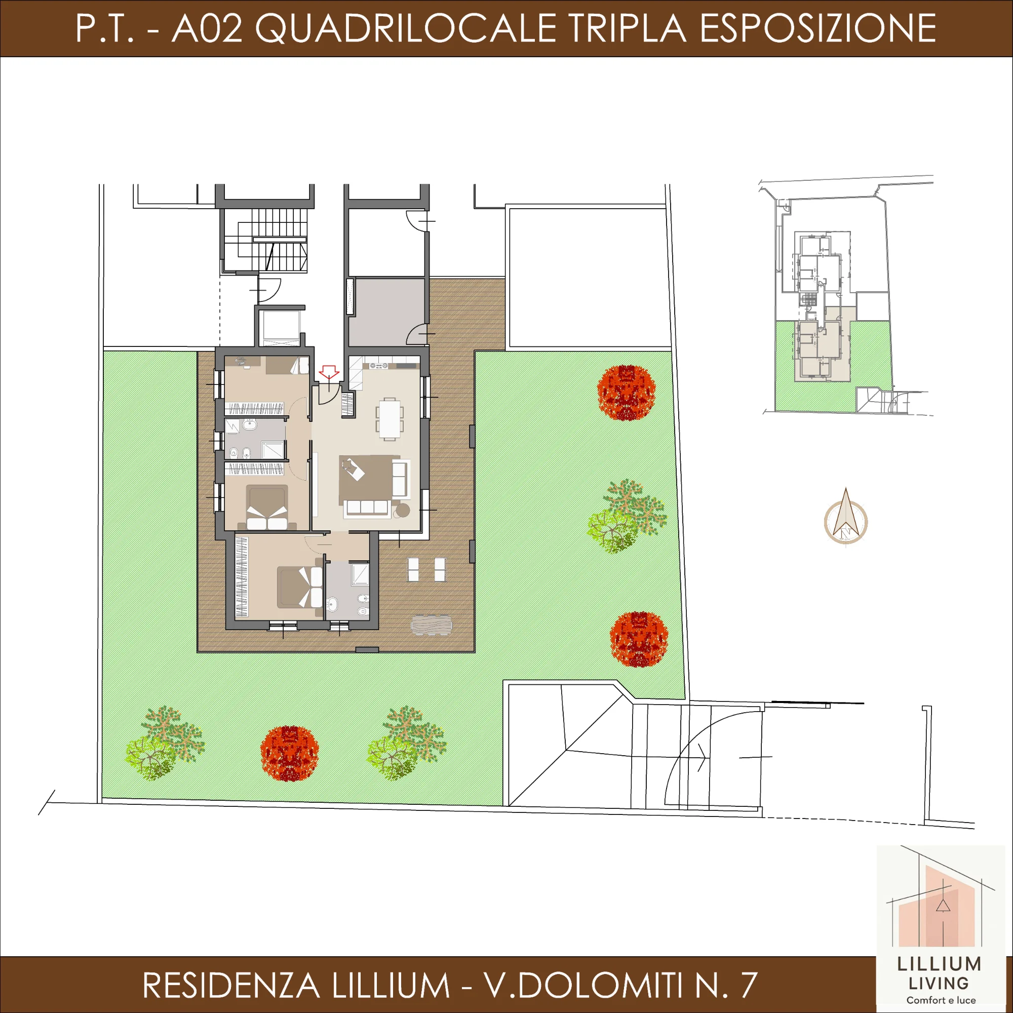 A02 - Quadrilocale Piano Terra