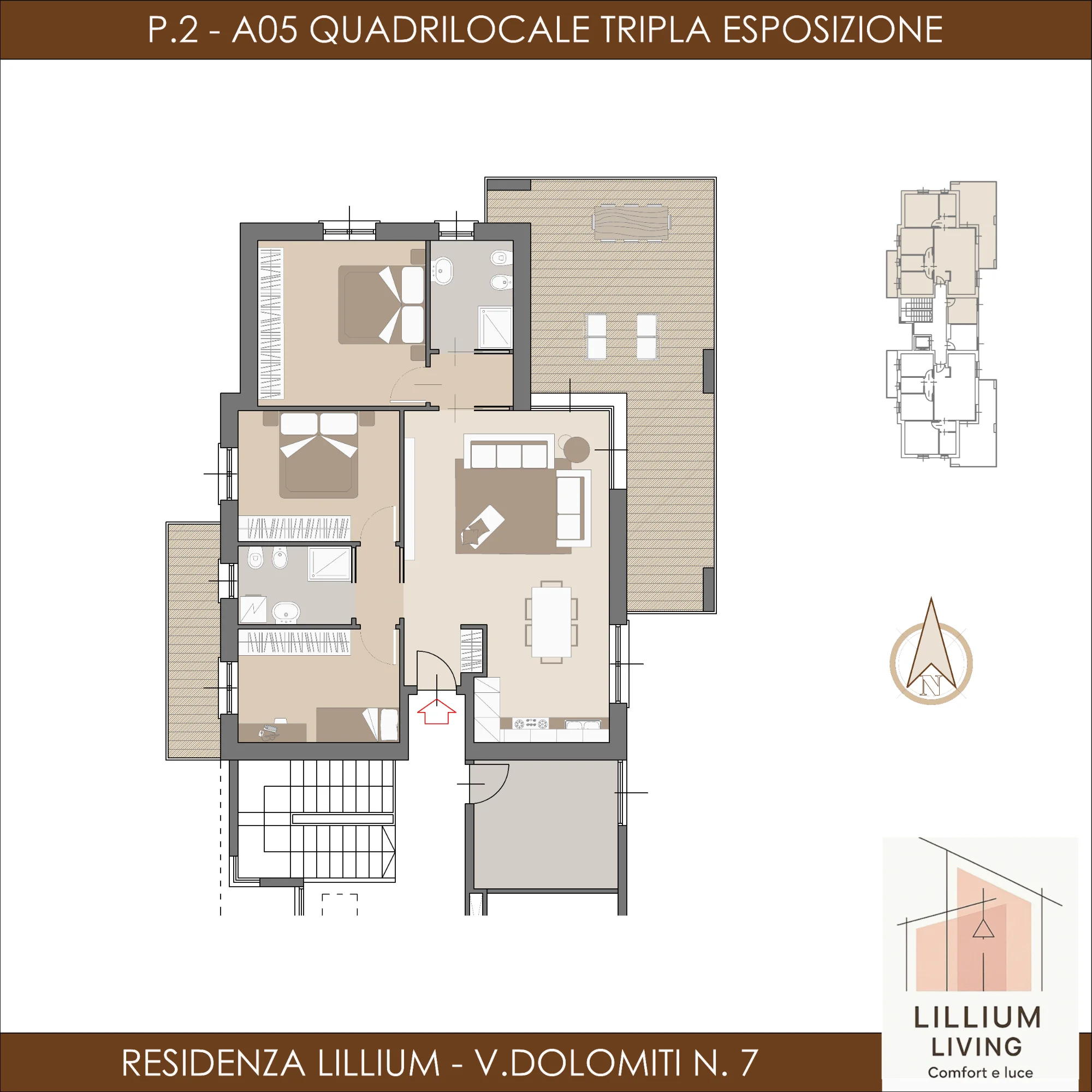 A05 - Quadrilocale Piano Secondo